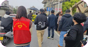 新村街道茶叶坞社区开展:“民政推惠民•服务暖民心”活动