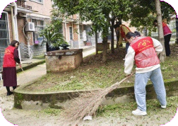 周路口街道广场社区开展爱国卫生月志愿服务活动 共建洁净美好家园