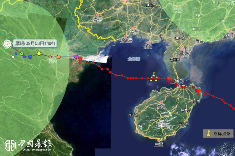 ​超强台风“摩羯”中的"定海神针"  ——腾海科技3米海上风电场剖面观测浮标持续监测海洋数据
