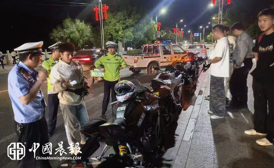 乐平公安交管联合派出所严厉整治  非法改装车辆“炸街”扰民行为