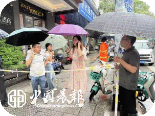 闻讯而动守防线  新村街道护平安（组图）