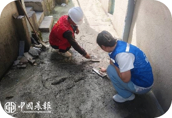新村街道中路社区：小补换民生    坑洼变成“舒心路”