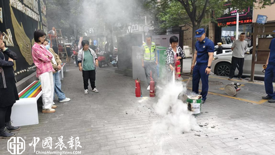 筑牢安全防线 守护街区平安|周路口街道抚州弄开展消防安全实战演练