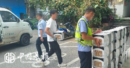 【爱景德镇】西郊街道淘金岭社区：开展“情暖中秋送关怀　致敬坚守护平安”活动